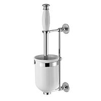 Ceramic toilet brush wall-mounted