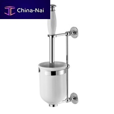 Ceramic toilet brush wall-mounted