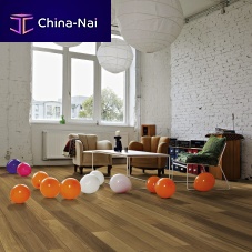 Engineered parquet floor SLIMoakteakAmerican walnut