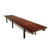 Contemporary garden bench MUCKIsolid wood