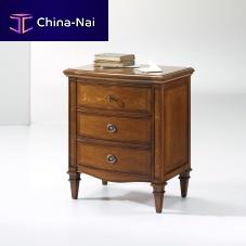 Traditional bedside table 6/163walnutrectangularwith drawer