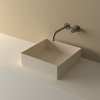 Countertop washbasin LC1SSolid Surfacesquarecontemporary