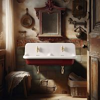 Wall-mounted washbasin TCL120ceramichigh-glossmatte finish