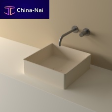 Countertop washbasin LC1SSolid Surfacesquarecontemporary