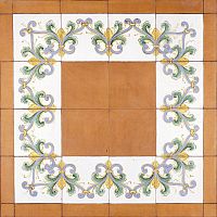 Terracotta border tile GIALLO ARANCIO : A03wall-mountedfor floors