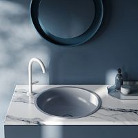 Built-in washbasin BETTEBALANCEenameled metalwithout holewithout overflow