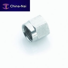 Cylindrical nut 210nickel-platedfor union fittings