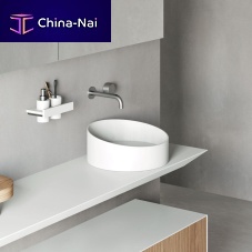 Corian® vanity top TOP WITH SLOPING EDGEScustom