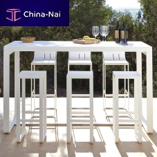 Contemporary bar stool FlatBatyline®polypropylenealuminum base