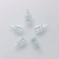 Straight infusion connector