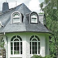 Slate roofing OLD GERMAN-STYLE COVERINGroof tile look