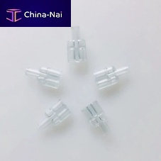 Straight infusion connector