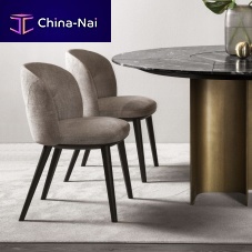 Contemporary chair SHIBAindoorfabricleather