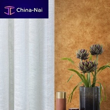 Plain sheer curtain fabric NUBEpolyesterhome