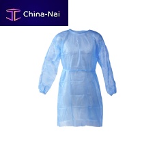 Unisex patient gown GOWN01polypropylenedisposableblue