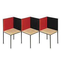 Original design garden bench ILLUSIONmetalwith backrest