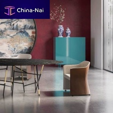 Contemporary chair San Siro Plusindoorfabricleather
