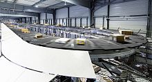 Cross-belt sorter GENI-BELTautomatedhandlinghigh-speed