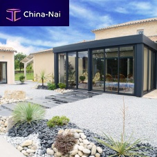 Self-supporting conservatory ZENITHaluminumcompositeall glass