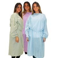Unisex visitor gown cottonwashable