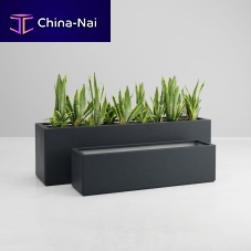 Polyester planter GAIAfiberglassresinrectangular