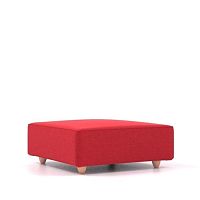 Contemporary ottoman CASCAISfabricsquarerectangular