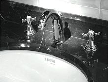 Bathroom sink single tap TURAN deck mountedbrassbathroom