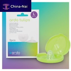 Silicone baby pacifier tulips