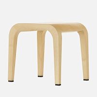 Contemporary stool LALEGGERA / 315wood veneerash basemaple base