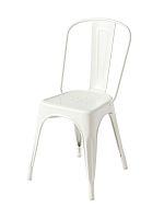 Industrial design chair Aindoorpainted steelvarnished raw steel