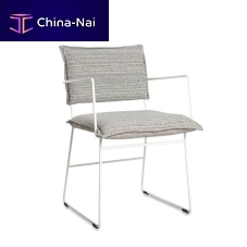 Contemporary garden chair Norman outdoorfabricsteel base