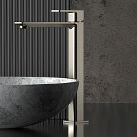 Washbasin mixer tap 398ICcountertopchrome-plated brassbathroom