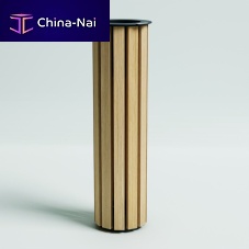Pedestal ashtray cit BoisDouglas firthermo-lacquered steeloutdoor