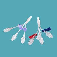 Y infusion connector NF-3latex-freewith hemostasis valve