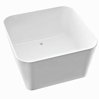 Square bathtub BALIAfree-standingcompositewhite