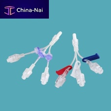 Y infusion connector NF-3latex-freewith hemostasis valve