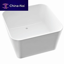 Square bathtub BALIAfree-standingcompositewhite