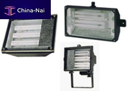 Compact fluorescent tube floodlight IP65long-life