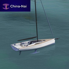Day-sailer GS BLUE1-cabinwith bowsprittwin steering wheels