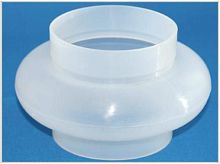 Cylindrical bellows plasticmolded