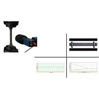 Video extensometer RTSSstrain gauge