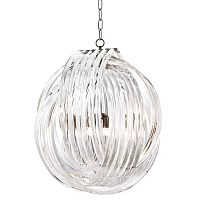 Art Deco chandelier IQ8023 MARCO POLOmetalglass4 light