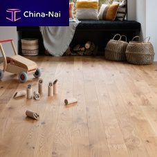 Engineered parquet floor Essentiel XL Longoakboat deckbrushed