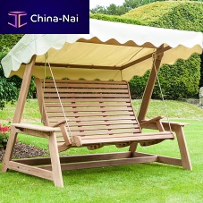Mahogany garden swing seat Mahoganyself-supportingwith solar protection