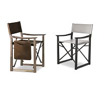 Contemporary chair CLAPindoorsplit leatherfull-grain cowhide