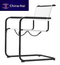 Contemporary chair ALL SEASONS : S 34 Noutdoorfabricpowder-coated steel base