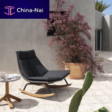 Contemporary fireside chair LAZE 003fabricstainless steelwith removable cushion