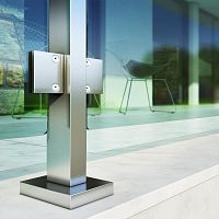 Anodized aluminum fastening system MS-6030for balcony