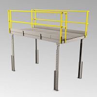 Fuselage access platform fixed