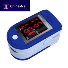 Fingertip pulse oximeter medicalblueblack